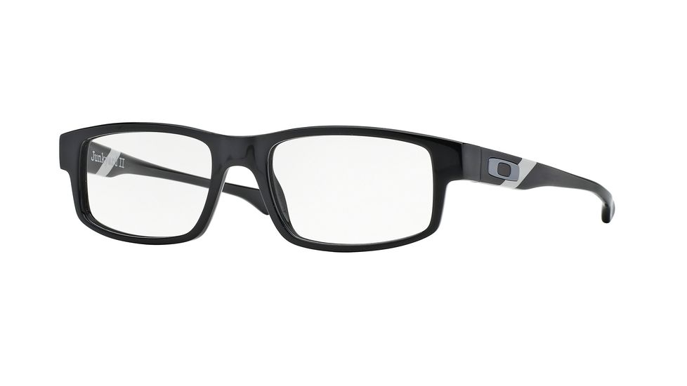 Oakley JUNKYARD II OX1097 Bifocal Prescription Eyeglasses 109705-51 - Polished Black Frame, Clear Lenses