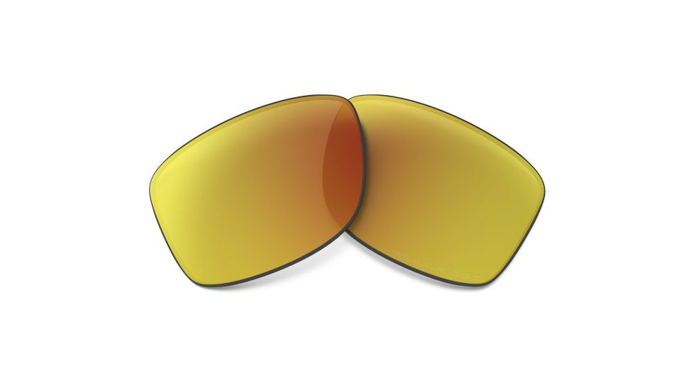 Oakley Jupiter Squared Polarized Replacement Lenses, Fire Iridium, ROO9135CB 2154
