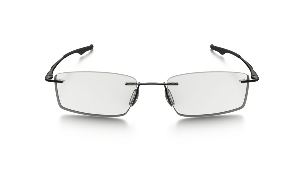 Oakley Keel Bifocal Prescription Eyeglasses, Polished Black Frame, OX3122-0153BI