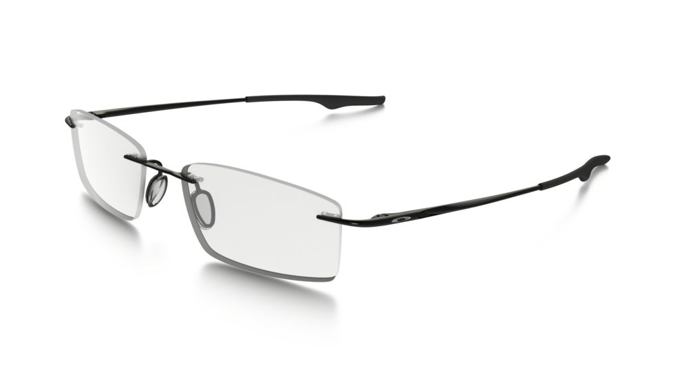Oakley Keel Bifocal Prescription Eyeglasses, Polished Black Frame, OX3122-0155BI