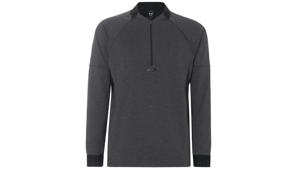 Oakley Knockdown Mixed Fleece 1/4 Zip - Mens, Forged Iron, M, 461724-24J-M