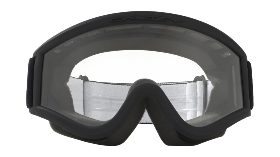 Oakley L-Frame MX Goggles, Black/Clear, 01-247