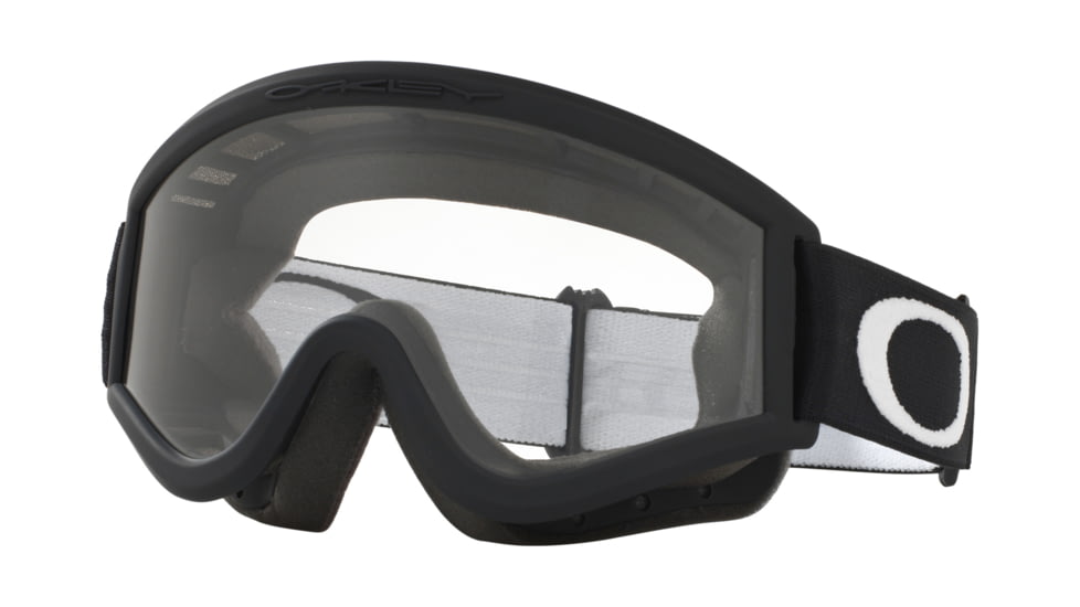 Oakley L-Frame MX Goggles, Black/Clear, 01-247