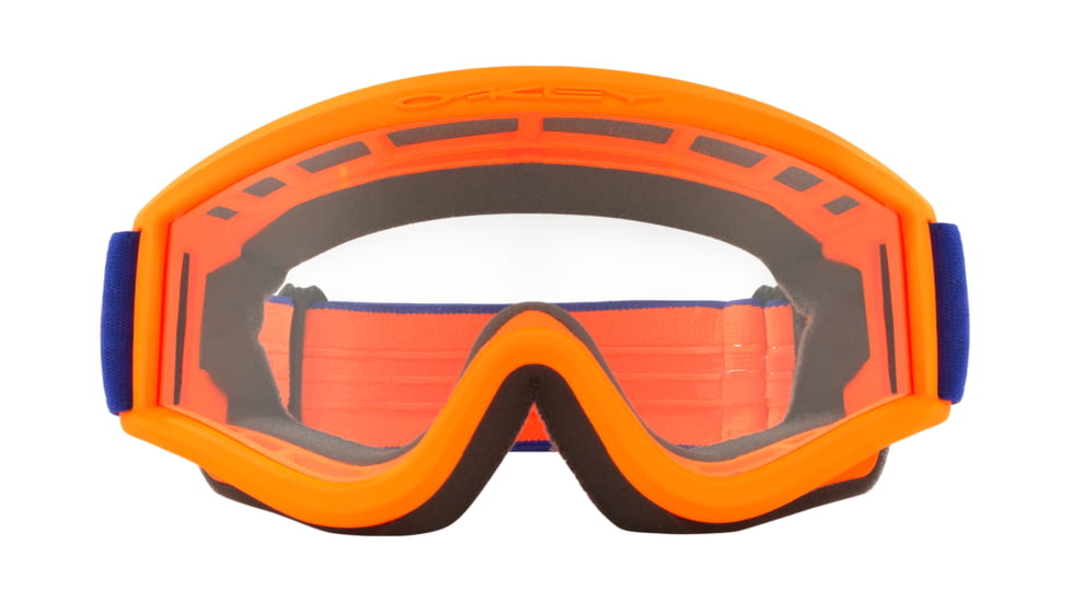 Oakley L-Frame MX Goggles, Orange/Blue/Clear, OO7008-02