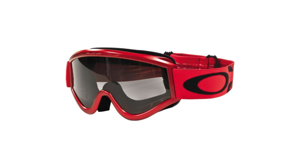 Oakley L-Frame MX Goggles, Red/Dark Grey/ Clear Sand, OO7008-03