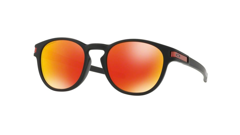 Oakley Latch A OO9349 Progressive Prescription Sunglasses OO9349-934913-53 - Lens Diameter 53 mm, Frame Color Matte Black