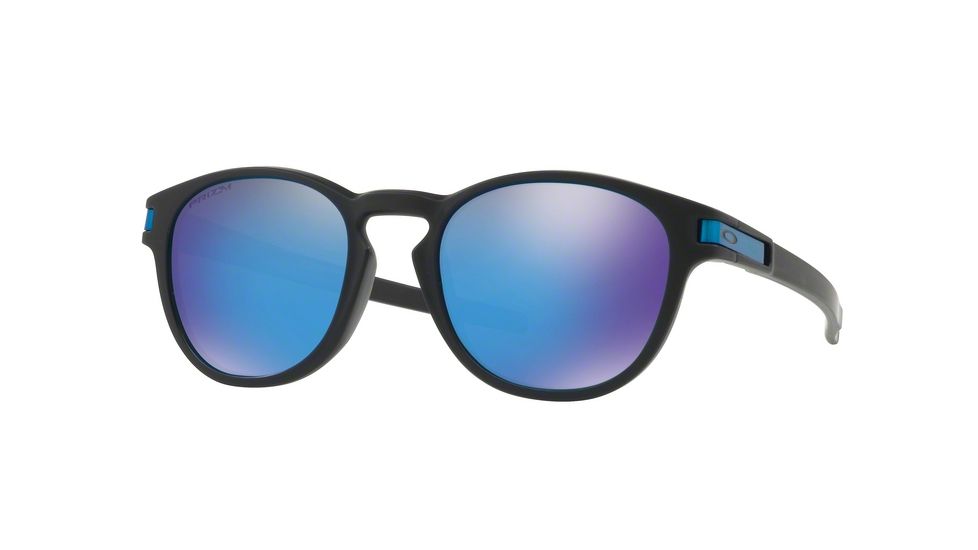 Oakley Latch A OO9349 Progressive Prescription Sunglasses, 53mm, Matte Black, OO9349-934914-53-PRO