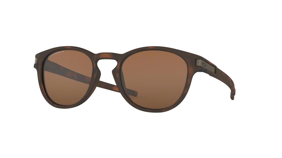 Oakley Latch A OO9349 Progressive Prescription Sunglasses, 53mm, Matte Brown Tortoise, OO9349-934920-53-PRO