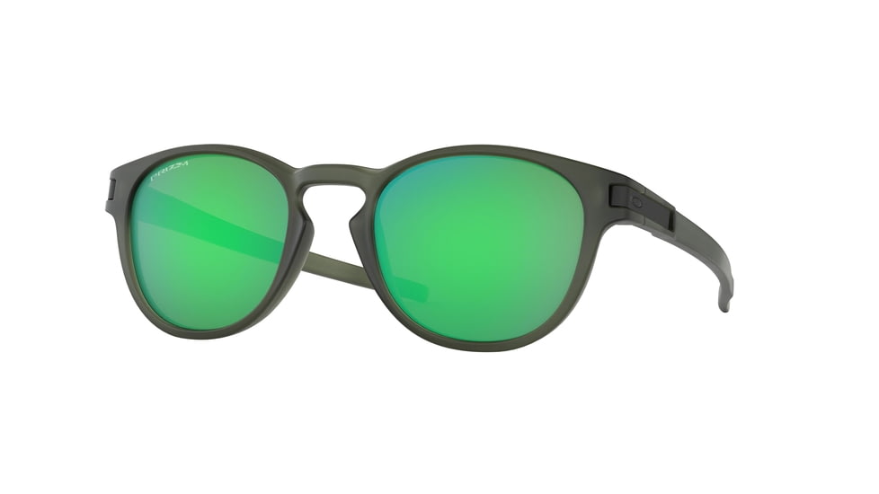 Oakley Latch A OO9349 Progressive Prescription Sunglasses, 53mm, Matte Olive Ink, OO9349-934921-53-PRO