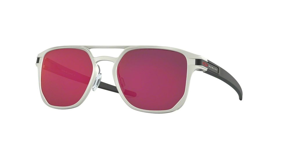 Oakley LATCH ALPHA OO4128 Prescription Sunglasses, 53mm, Silver, OO4128-412802-53-SV