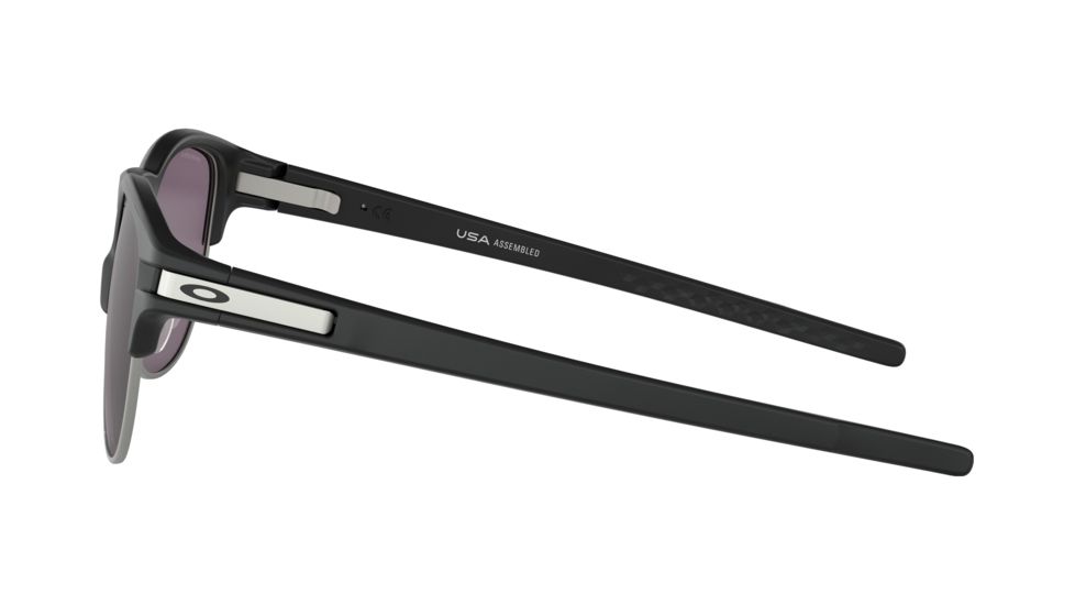 Oakley LATCH KEY OO9394M Sunglasses 939401-52 - Polished Black Frame, Violet Iridium Lenses