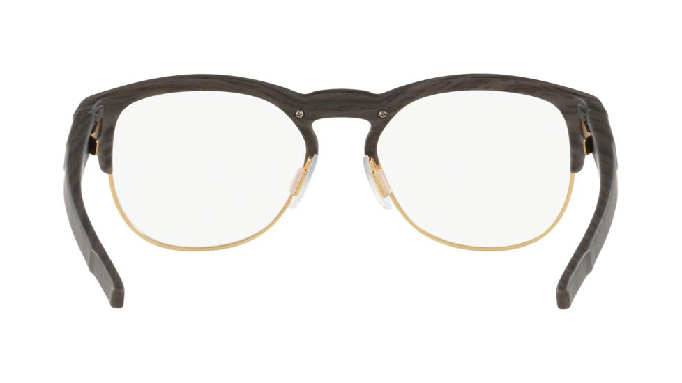 Oakley LATCH KEY RX OX8134 Prescription Eyeglasses 813405-50 - Woodgrain Frame, Clear Lenses