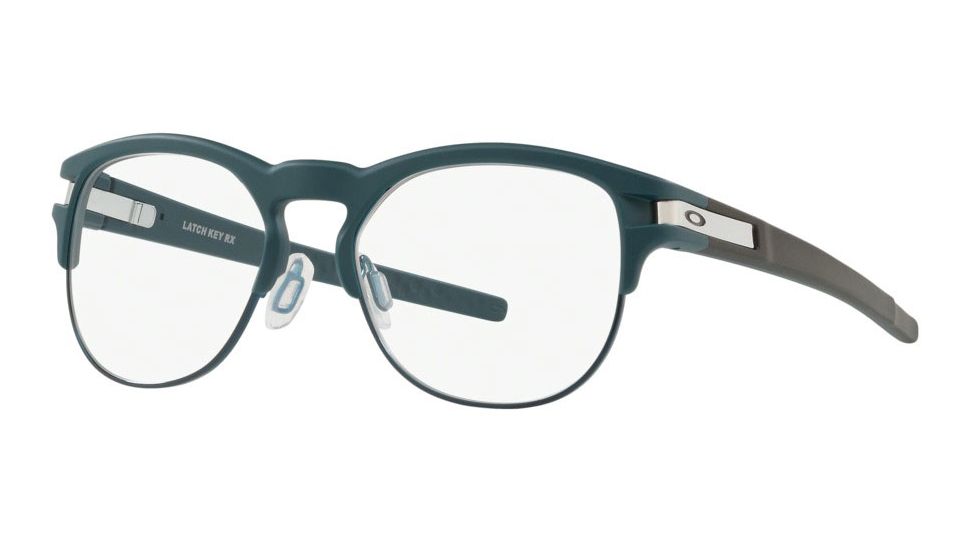 Oakley LATCH KEY RX OX8134 Bifocal Prescription Eyeglasses, 52mm, Satin Azure Blue, OX8134-813407-52-BI