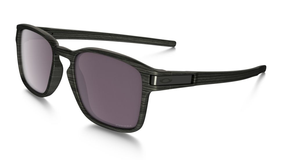 Oakley LATCH SQ OO9353 Sunglasses 935310-52 - Woodgrain Frame, Prizm Daily Polarized Lenses