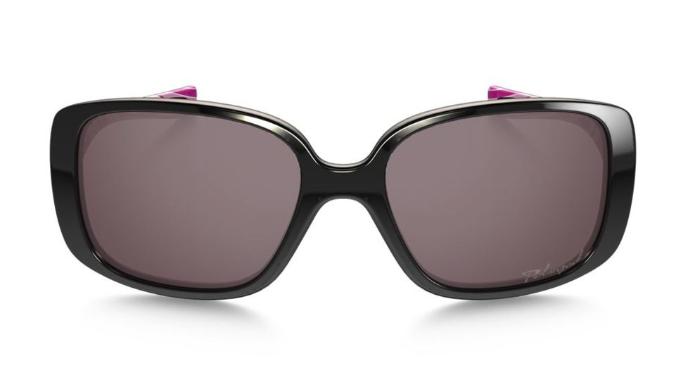 Oakley LBD Sunglasses Polished Black Frame, OO Grey Polarized Lens-OO9193-12