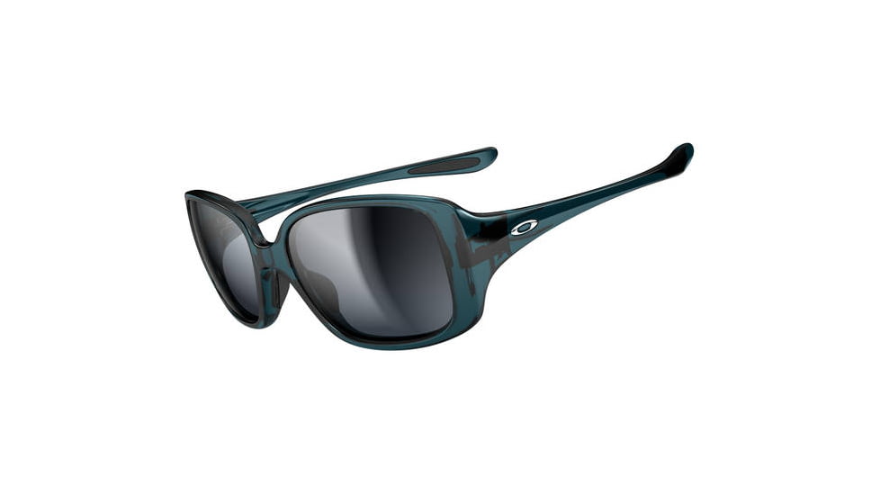 Oakley LBD Sunglasses - Turquoise Frame and Black Grey Gradient Lens OO9193-07