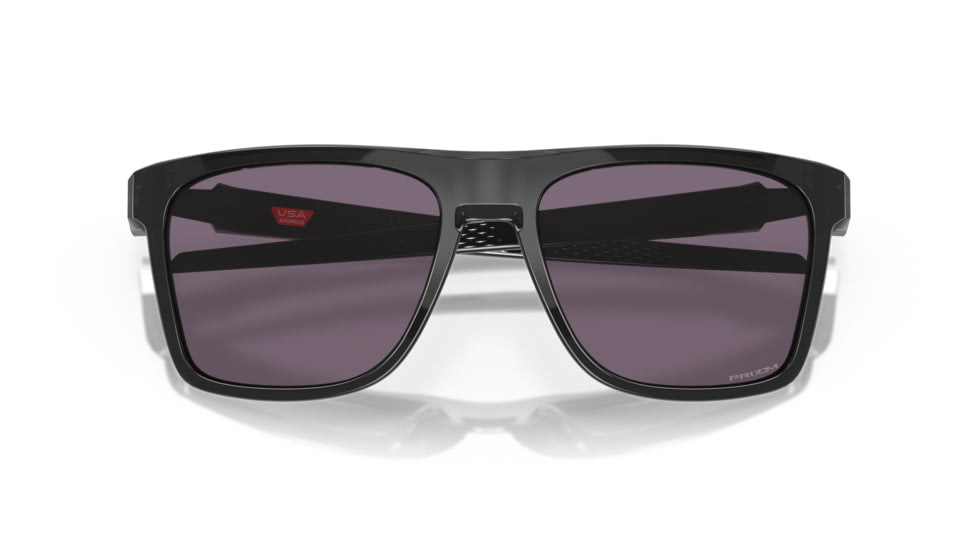 Oakley Leffingwell Sunglasses, Black Ink Frame, Prizm Grey Lens, 57, OO9100-910001-57