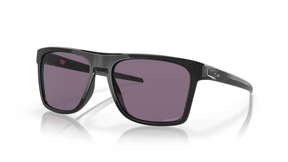 Oakley Leffingwell Sunglasses, Black Ink Frame, Prizm Grey Lens, 57, OO9100-910001-57