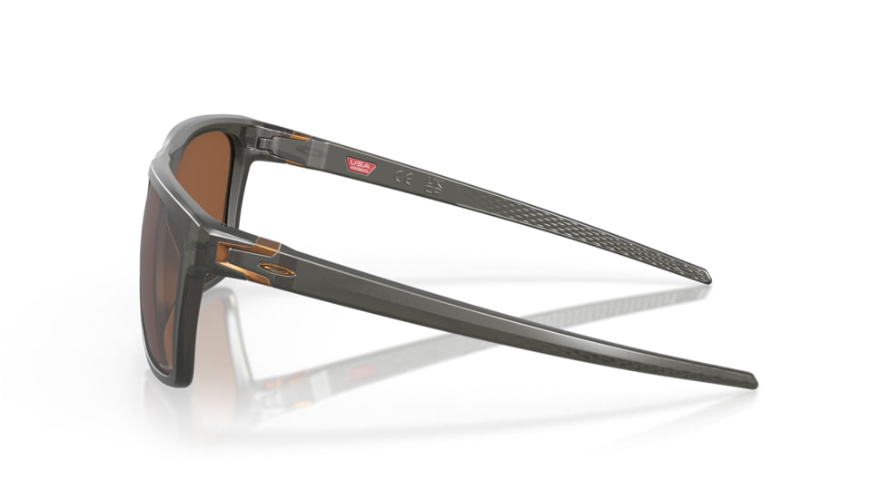 Oakley Leffingwell Sunglasses, Matte Grey Smoke Frame, Prizm Tungsten Lens, 57, OO9100-910002-57