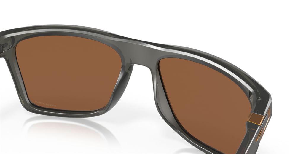 Oakley Leffingwell Sunglasses, Matte Grey Smoke Frame, Prizm Tungsten Lens, 57, OO9100-910002-57