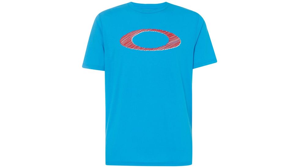 Oakley Legacy Ellipse Tee - Mens, Hawaiian Blue, Extra Large, 457553-6HB-XL