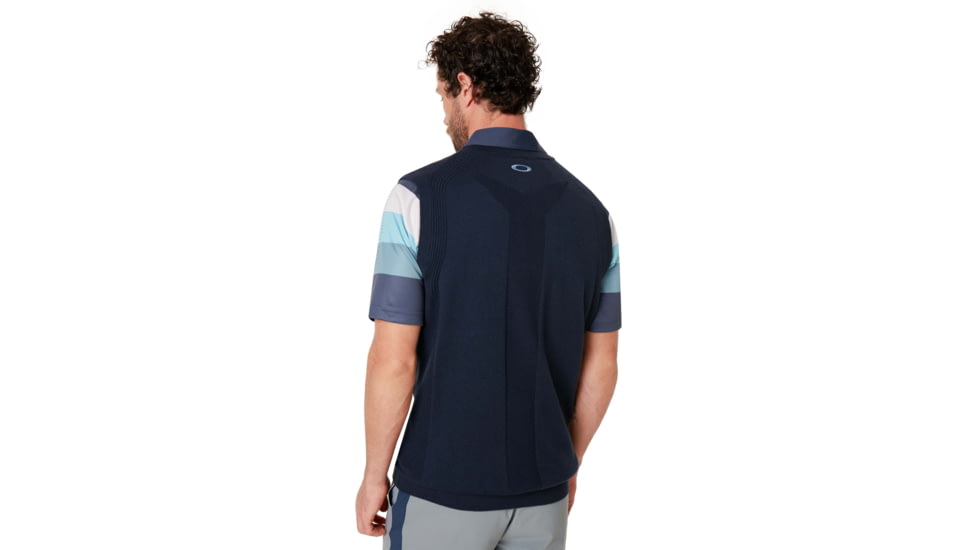 Oakley Light Knit Half Zip Vest - Mens, Foggy Blue, Extra Large, 412802-6FB-XL