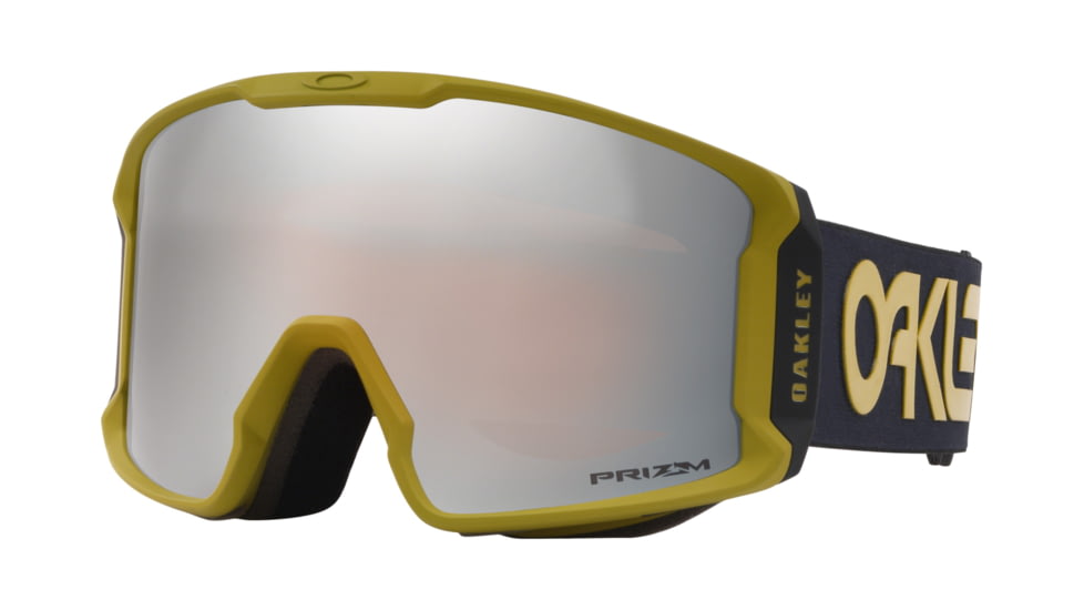 Oakley Line Miner Snow Goggle w/Prizm Black Iridium, Black Iridium, OO7070-46