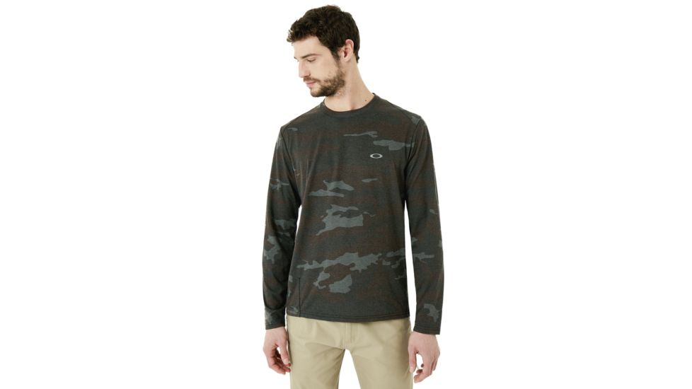 Oakley Link LS Top - Mens, Blackout Camo, Large 434247P-978-L