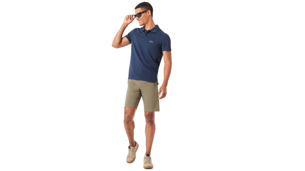 Oakley Link Short Sleeve Polo - Mens, Fathom, 2XL, 433992-6AC-XXL