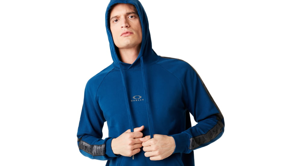 Oakley Lit Graphic Hoodie - Mens, Dark Blue, Large, 472466-609-L