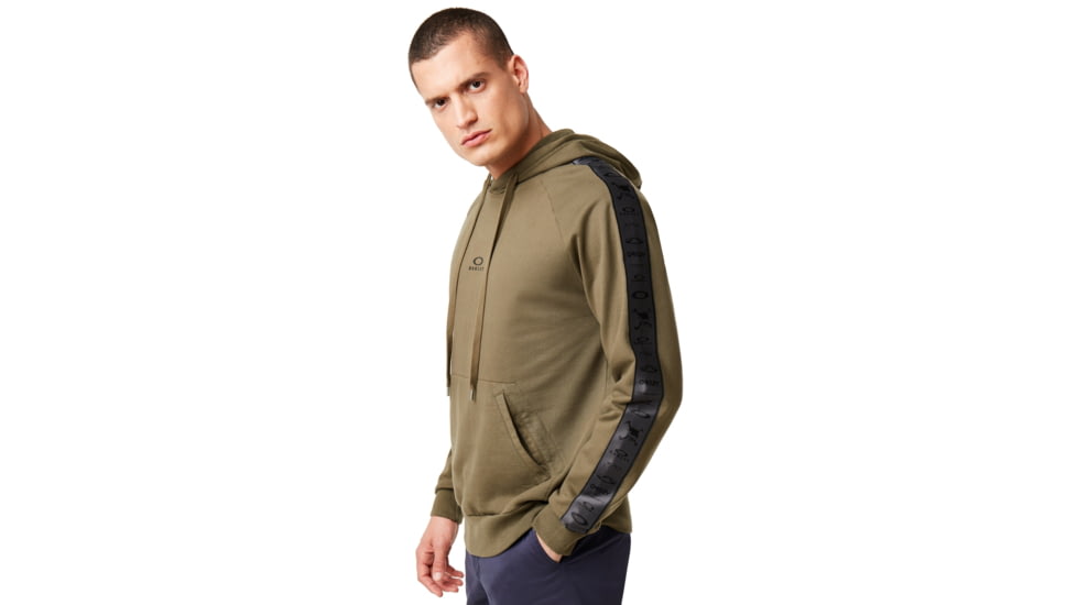 Oakley Lit Graphic Hoodie - Mens, Dark Brush, Large, 472466-86V-L