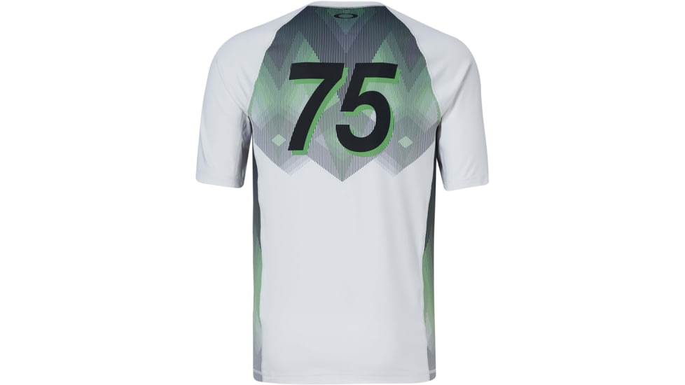 Oakley Logo 75 Rashguard Tees - Mens, White, Large, 482582-100-L
