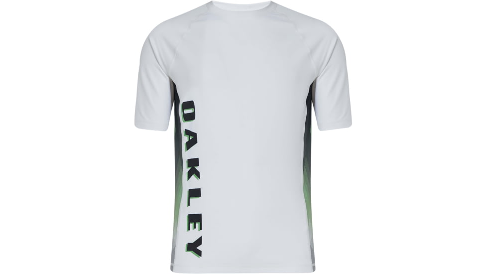Oakley Logo 75 Rashguard Tees - Mens, White, Large, 482582-100-L