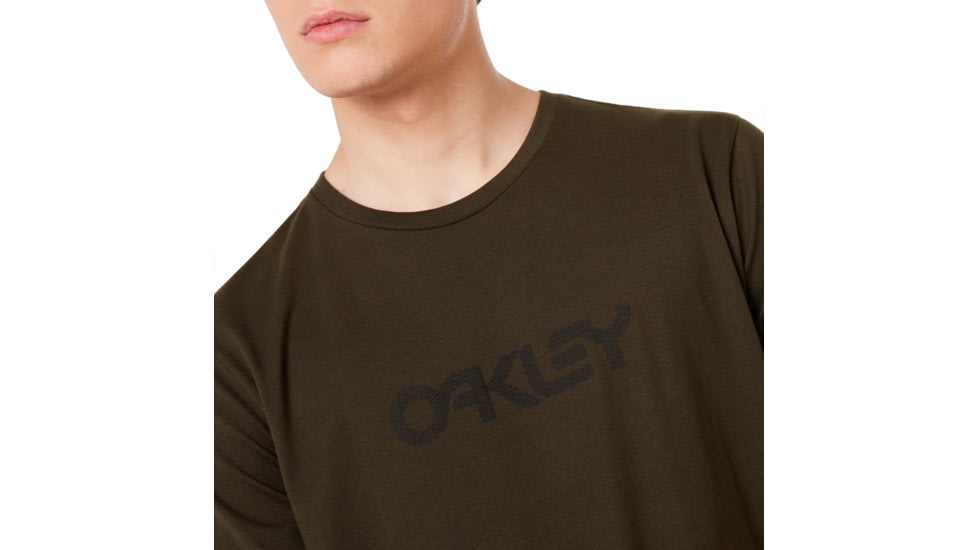 Oakley Logo Allover Logo Tee - Mens, New Dark Brush, Small, 457939-86L-S