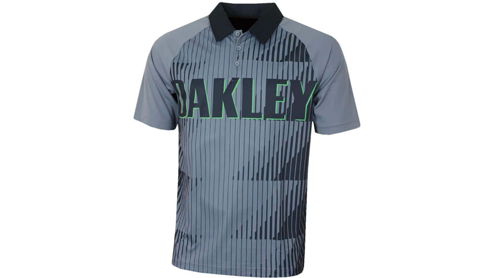 Oakley Logo Bold Logo Polo - Mens, Steel Grey, Large, 434415-29B-L