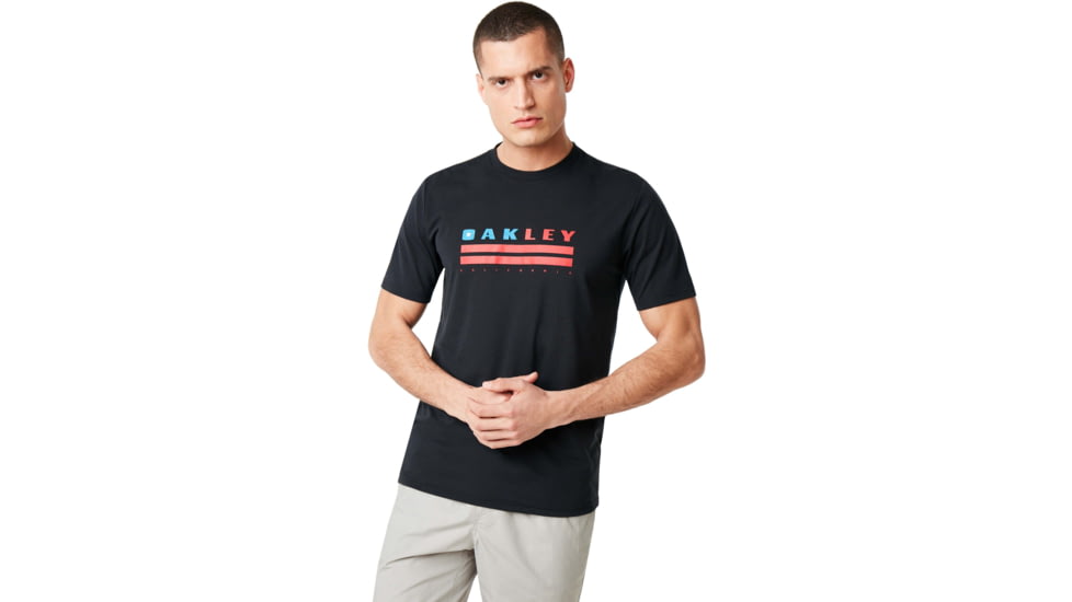 Oakley Logo California Tee - Mens, Blackout, Extra Small, 457551-02E-XS