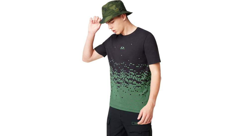 Oakley Logo Digital Tee - Mens, Blackout, Medium, 457926-02E-M