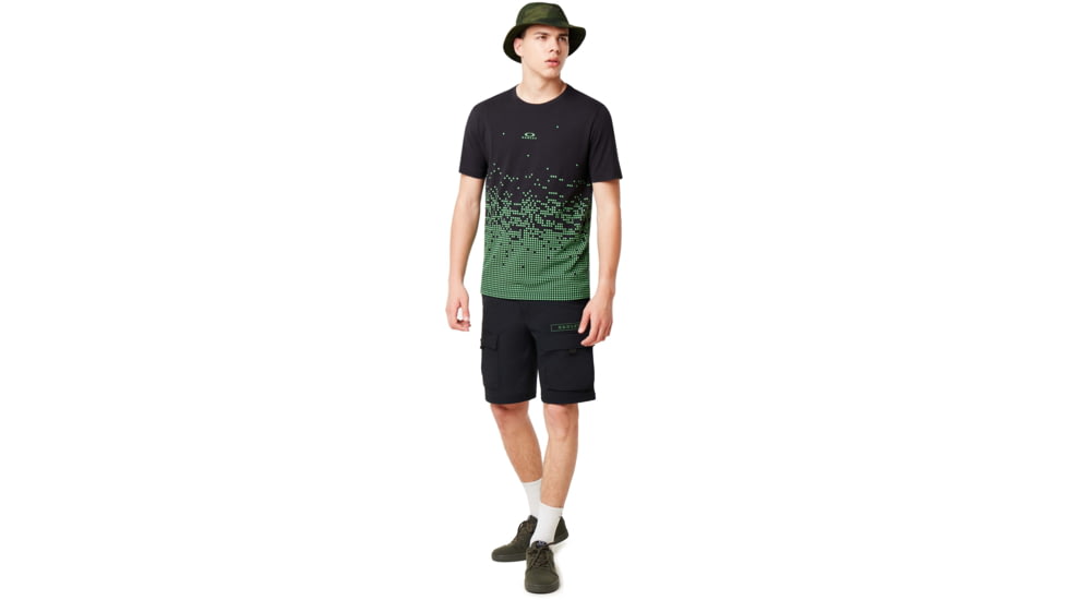 Oakley Logo Digital Tee - Mens, Blackout, Medium, 457926-02E-M