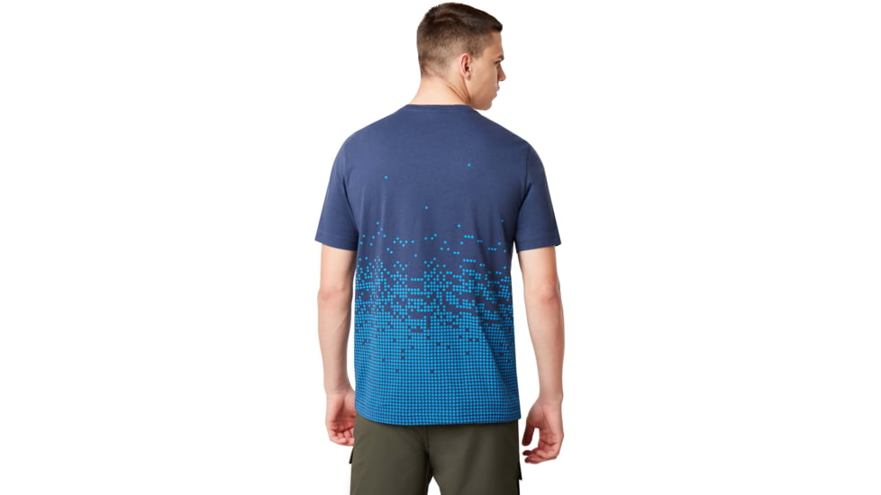 Oakley Logo Digital Tee - Mens, Foggy Blue, Medium, 457926-6FB-M