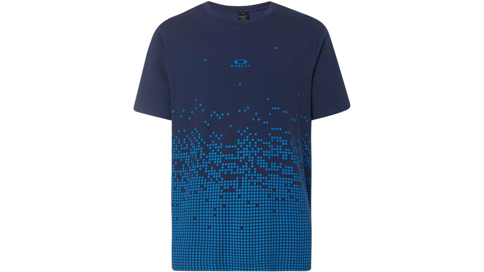 Oakley Logo Digital Tee - Mens, Foggy Blue, Medium, 457926-6FB-M