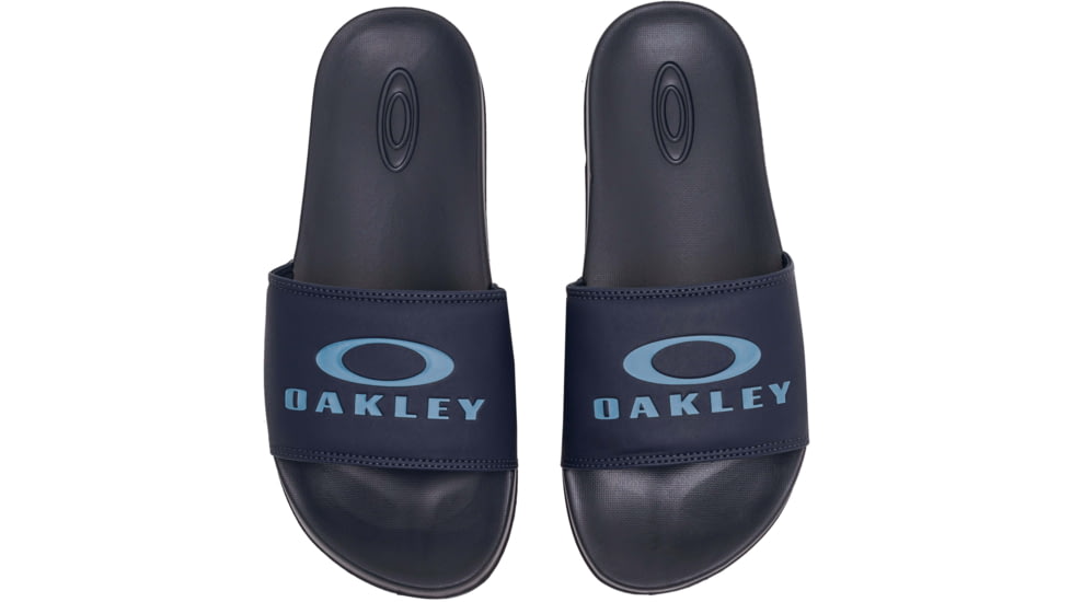 Oakley Logo Ellipse Slide - Mens, Foggy Blue, 8.5, 15205-6FB-8.5