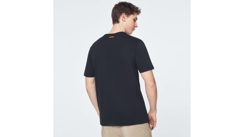 Oakley Logo Mumbo Short Sleeve Tee - Mens, Blackout, Extra Small, FOA400057-02E-XS