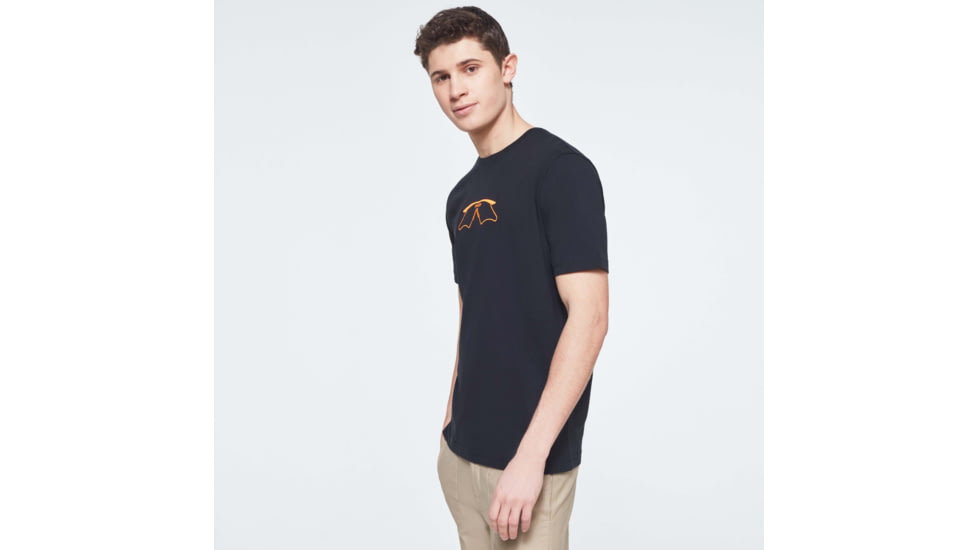 Oakley Logo Mumbo Short Sleeve Tee - Mens, Blackout, Extra Small, FOA400057-02E-XS