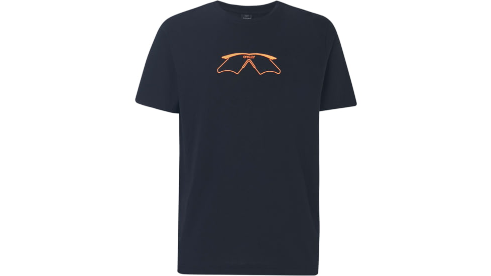 Oakley Logo Mumbo Short Sleeve Tee - Mens, Blackout, Extra Small, FOA400057-02E-XS