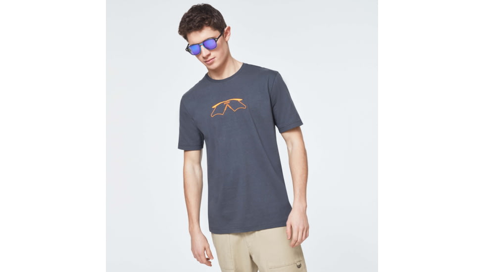 Oakley Logo Mumbo Short Sleeve Tee - Mens, Uniform Grey, 2XL, FOA400057-25N-XXL