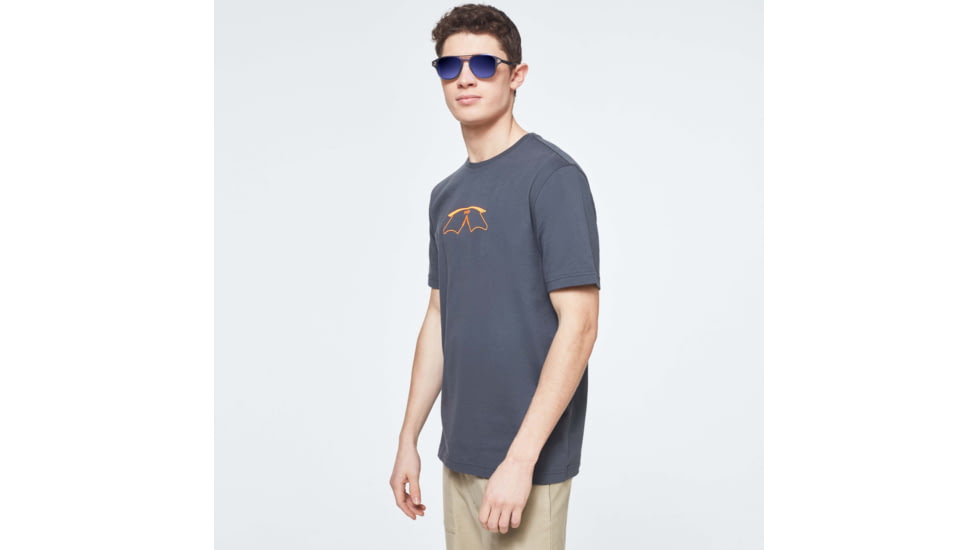 Oakley Logo Mumbo Short Sleeve Tee - Mens, Uniform Grey, 2XL, FOA400057-25N-XXL