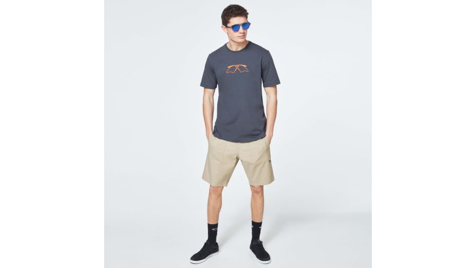 Oakley Logo Mumbo Short Sleeve Tee - Mens, Uniform Grey, 2XL, FOA400057-25N-XXL