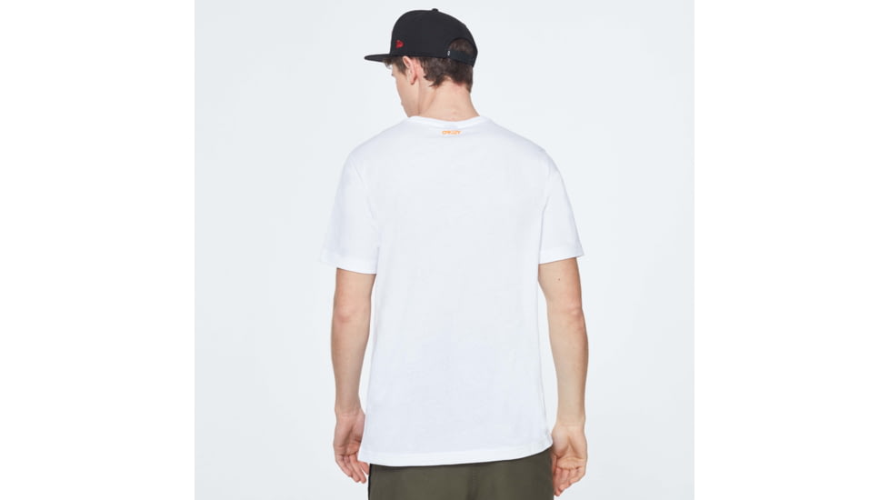 Oakley Logo Mumbo Short Sleeve Tee - Mens, White, Extra Small, FOA400057-100-XS