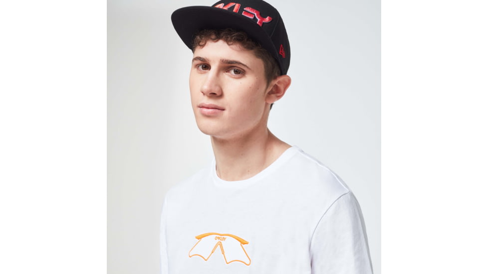 Oakley Logo Mumbo Short Sleeve Tee - Mens, White, Extra Small, FOA400057-100-XS