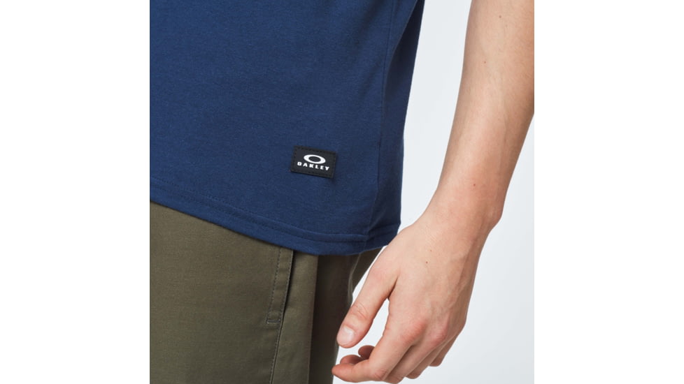 Oakley Logo Patch Short Sleeve Tee - Mens, Universal Blue, Small, FOA400605-6ZZ-S